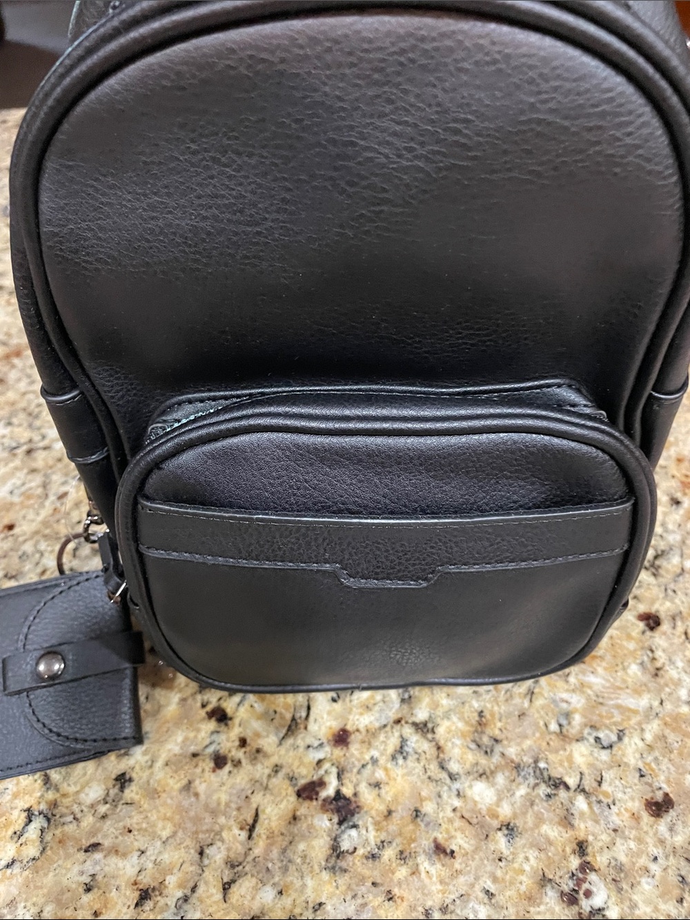 No Boundaries Black Mini Backpack Crossbody Bag